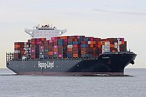 TUCAPEL — Container Ship, Liberia flag, built 2012