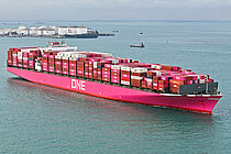 ONE HELSINKI — Container Ship, JAPAN flag, built 2012