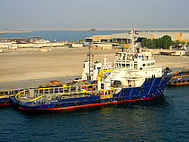 TOPAZ KHUWAIR — Offshore Supporttowing And Fire Fighting Vessel, Republic of the Marshall Islands flag, built 2010