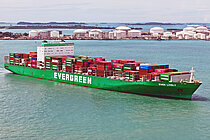 EVER LIVELY — Container Carrier, Singapore flag, built 2014