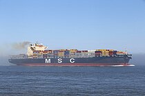 MSC ABIDJAN — Container Ship, Portugal (Madeira) flag, built 2013