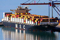 MSC ALBANY — Container Ship, Republic of Liberia flag, built 2013