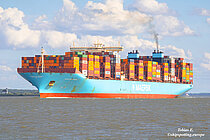 MADISON MAERSK — Container Carrier, Denmark (DIS flag, built 2014