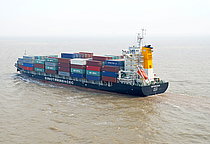 SINOTRANS DALIAN — Container Ship, Hong Kong China flag, built 2013