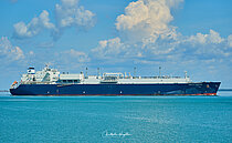 GASLOG SARATOGA — Membrane Tank Liquefied Natural  Gas Carrier, Bermuda flag, built 2011