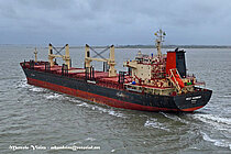WEST HARMONY — Bulk Carrier, The Republic of Liberia flag, built 2012
