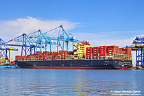 SEASPAN BRILLIANCE — Container Ship, SINGAPORE flag, built 2014