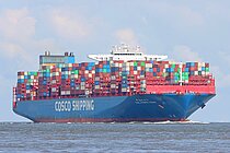 CSCL PACIFIC OCEAN — Container Ship, Hong Kong, China flag, built 2014