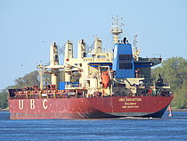 UBC HOUSTON — Bulk Carrier, Marshall Islands flag, built 2015
