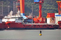 HALUL 80 — Offshore Support And Fire Fighting Vessel, Qatar flag, built 2016