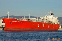 CYH QUANZHOU — Self Supporting Prismatic Liquefied Petroleum Gas Carrier, Hong Kong Special Administrative Region of the People's Republic of China flag, built 2016