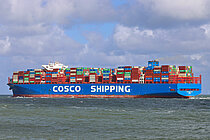 COSCO UNIVERSE — Container Ship, Hong Kong, China flag, built 2018