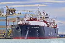 FLEX COURAGEOUS — Liquefied Natural Gas Carrier With Membrane Tanks, Marshall Islands flag, built 2019