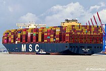 MSC SIXIN — Container Ship, Panama flag, built 2019