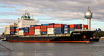 GREEN WAVE — Container Ship, LIBERIA flag, built 2020