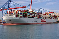 OOCL TURKIYE — Container Ship, The Hong Kong Special Administrative Region of the People's Republic of China flag, built 2023