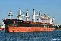 VOGE HAMBURG — Bulk Carrier, Liberia flag, built 2021