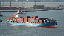 SITC SHANGDE — Container Ship, Hong Kong China flag, built 2022