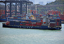 TS HAKATA — Container Ship, MARSHALL ISLANDS flag, built 2023
