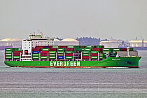 EVER VAST — Container Ship, Singapore flag, built 2024