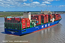 HMM SKY — Container Ship, Liberia flag, built 2024