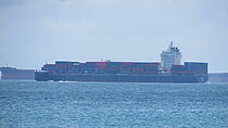 AMALFI BAY — Container Ship, Republic of Liberia flag, built 2024