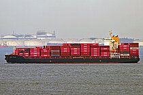 BRIGHT SAKURA — Container Ship, PANAMA flag, built 2023
