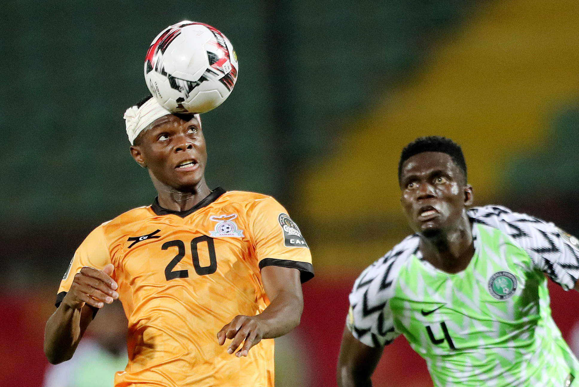 Patson in action for Zambia U-23s (©Reuters)