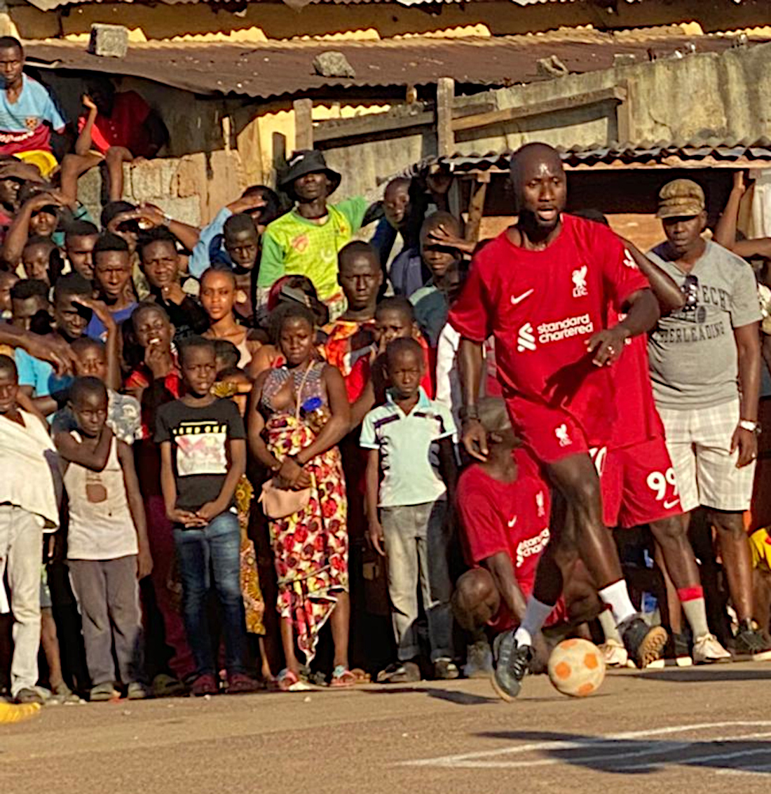 Keita scored two goals in just a few minutes 