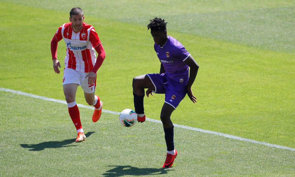 Odada playing for Graficar against Red Star last year (©Reuters)