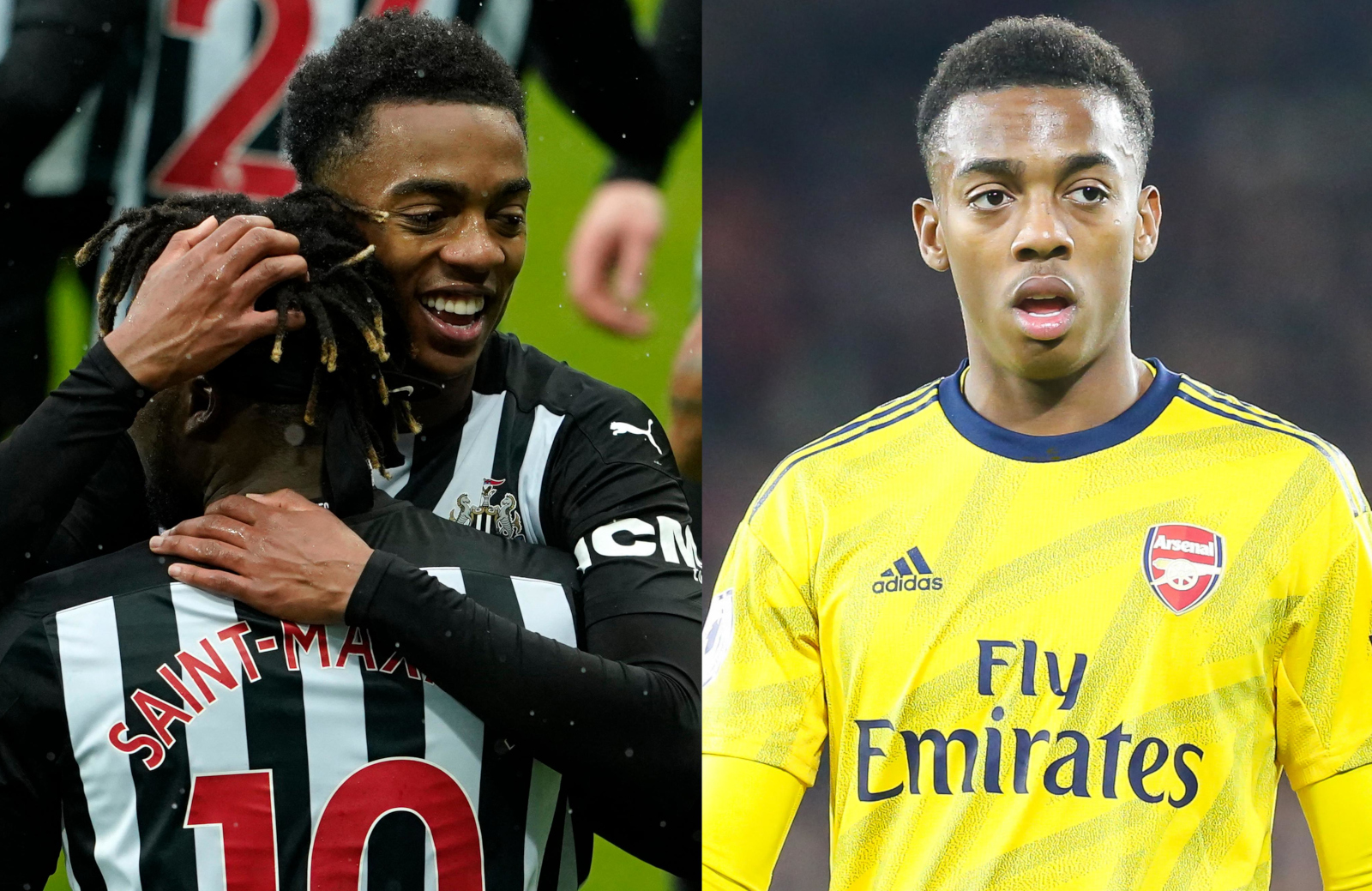 Joe Willock is having fun at Newcastle since arriving from Arsenal earlier in the season (©AFP)