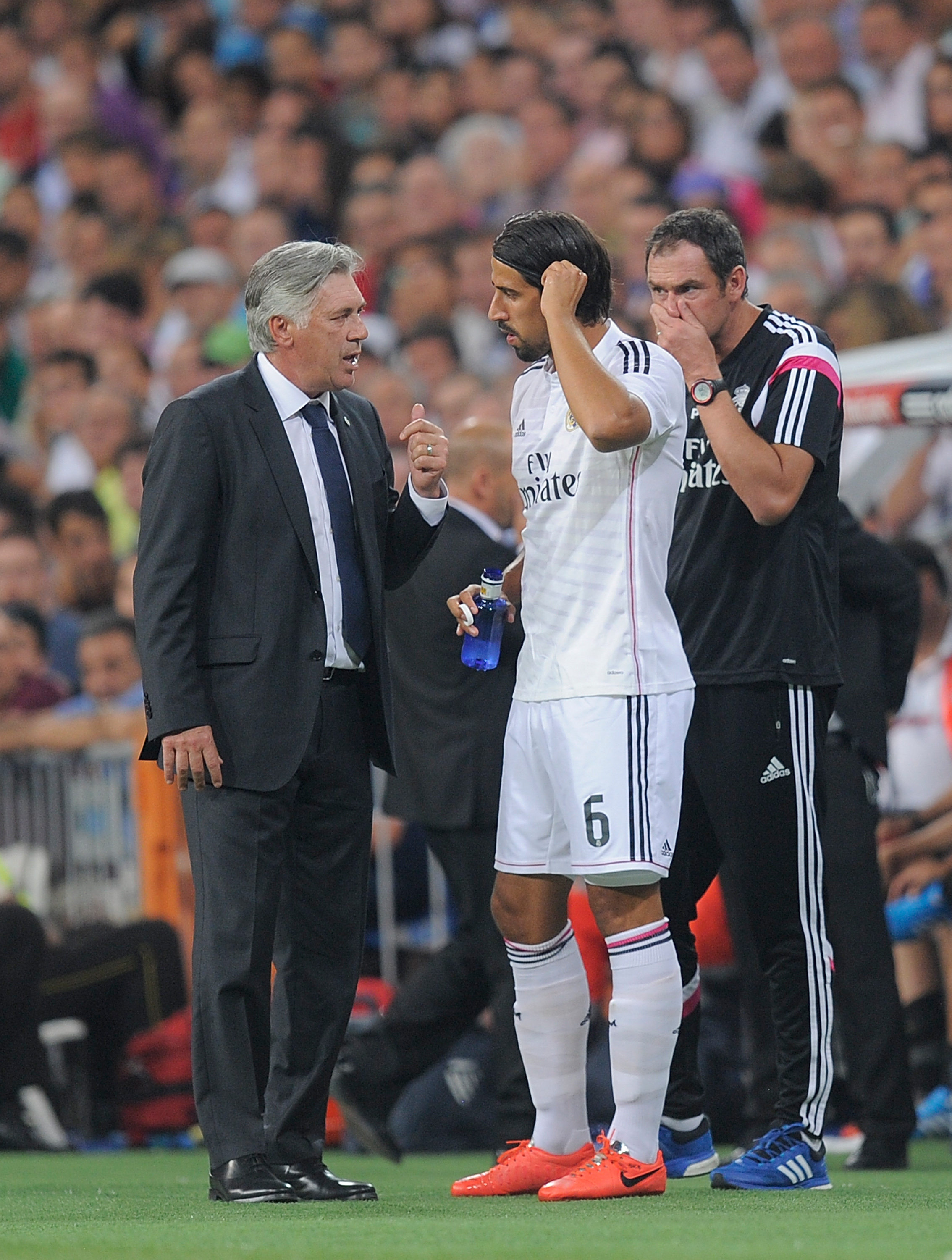 Ancelotti and Khedira back in the days (©Denis Doyle/Getty Images)