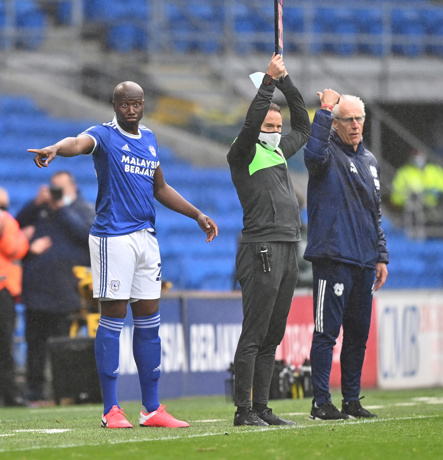 Emotional Bamba steps back onto the football pitch (©Gallo Images)