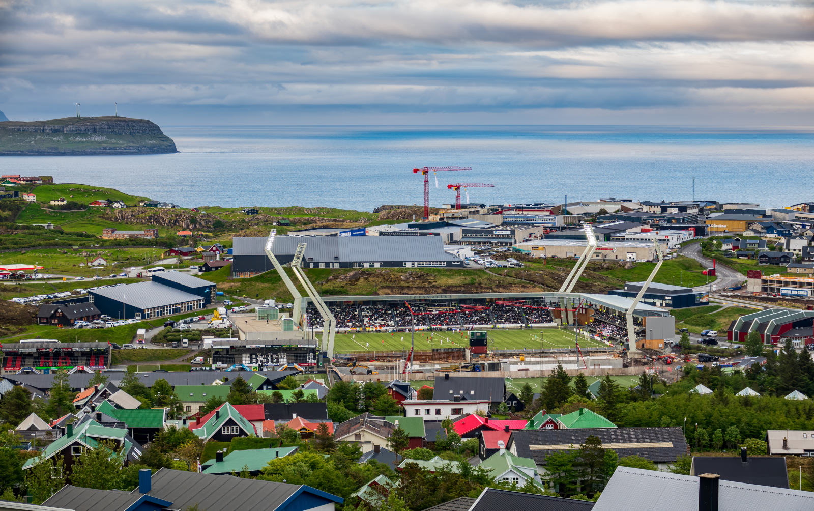 Torsvollur stadium in the Faroese capital of Torshavn. Yes, the national team plays here (©Shutterstock)