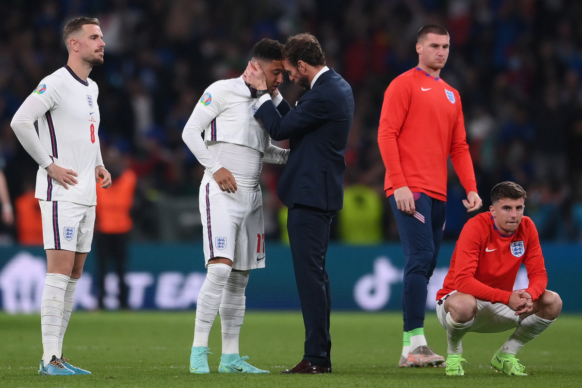 Agony for The Three Lions (©AFP)