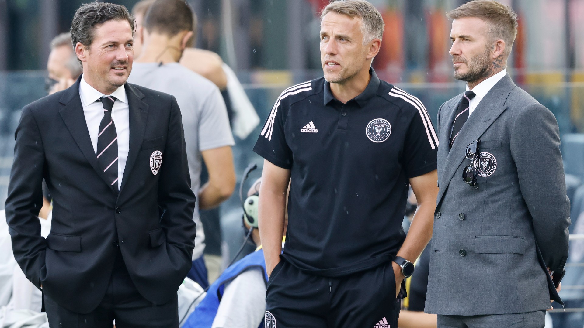 Phil and Becks together again... (©Michael Reaves/Getty Images)