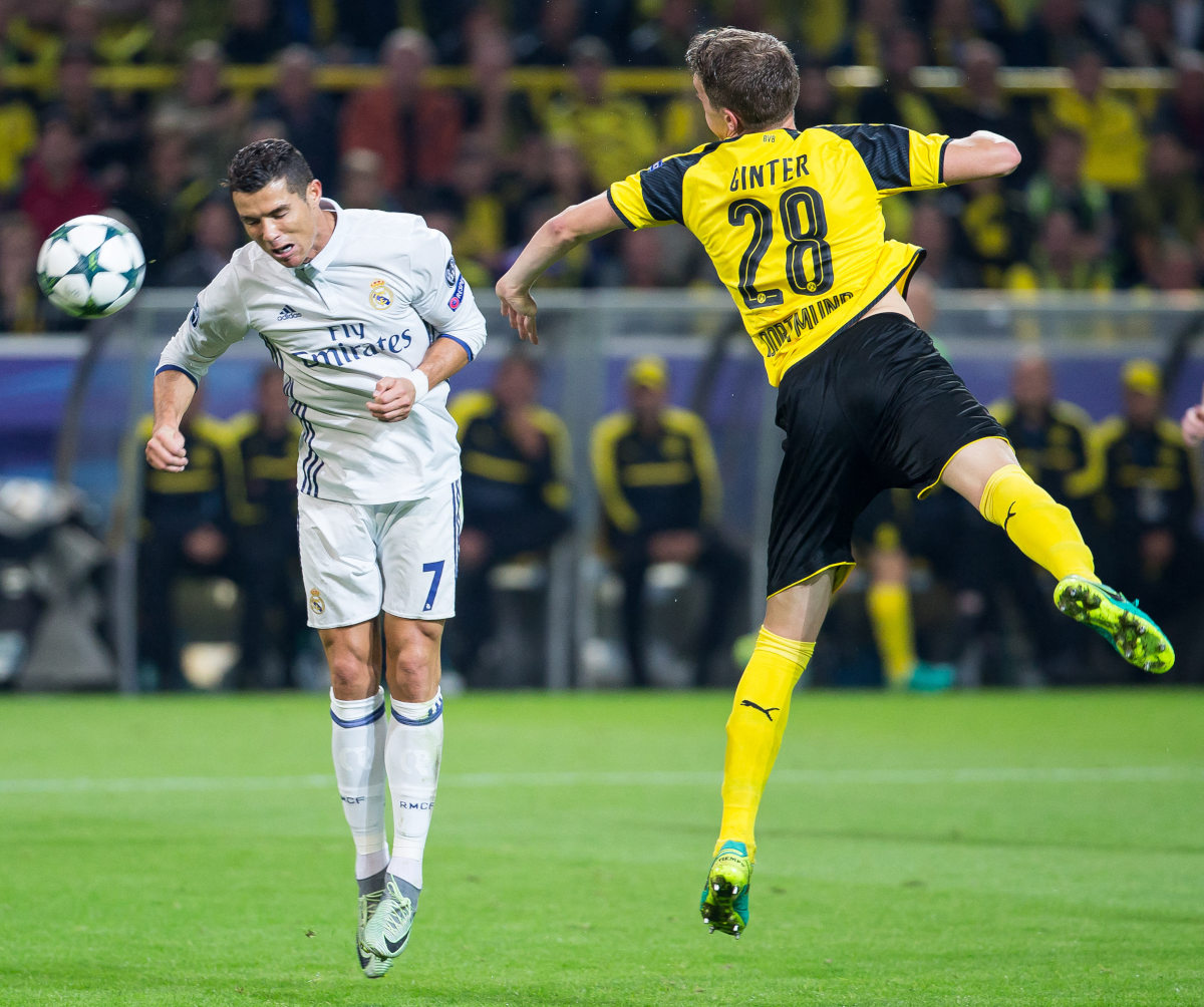 Ronaldo and Ginter are no strangers after their 2016 Champions League duels (©AFP)