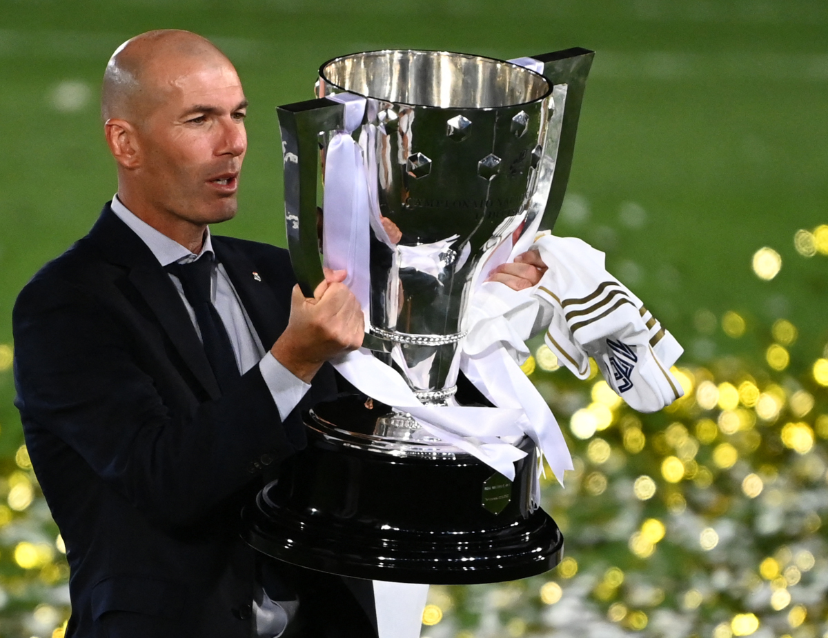 Gone again: Zinedine Zidane (©AFP)