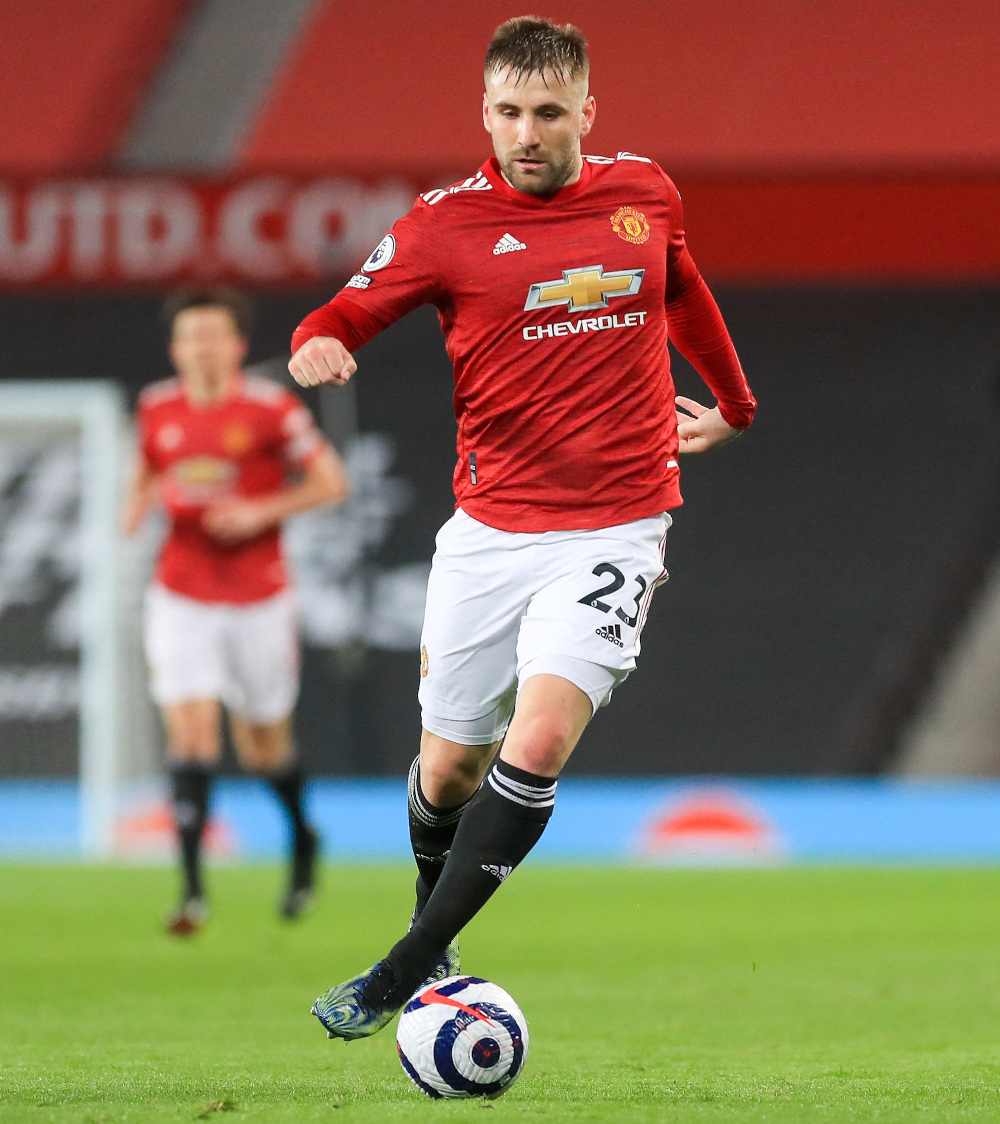 Excellent season for Luke Shaw (©AFP)