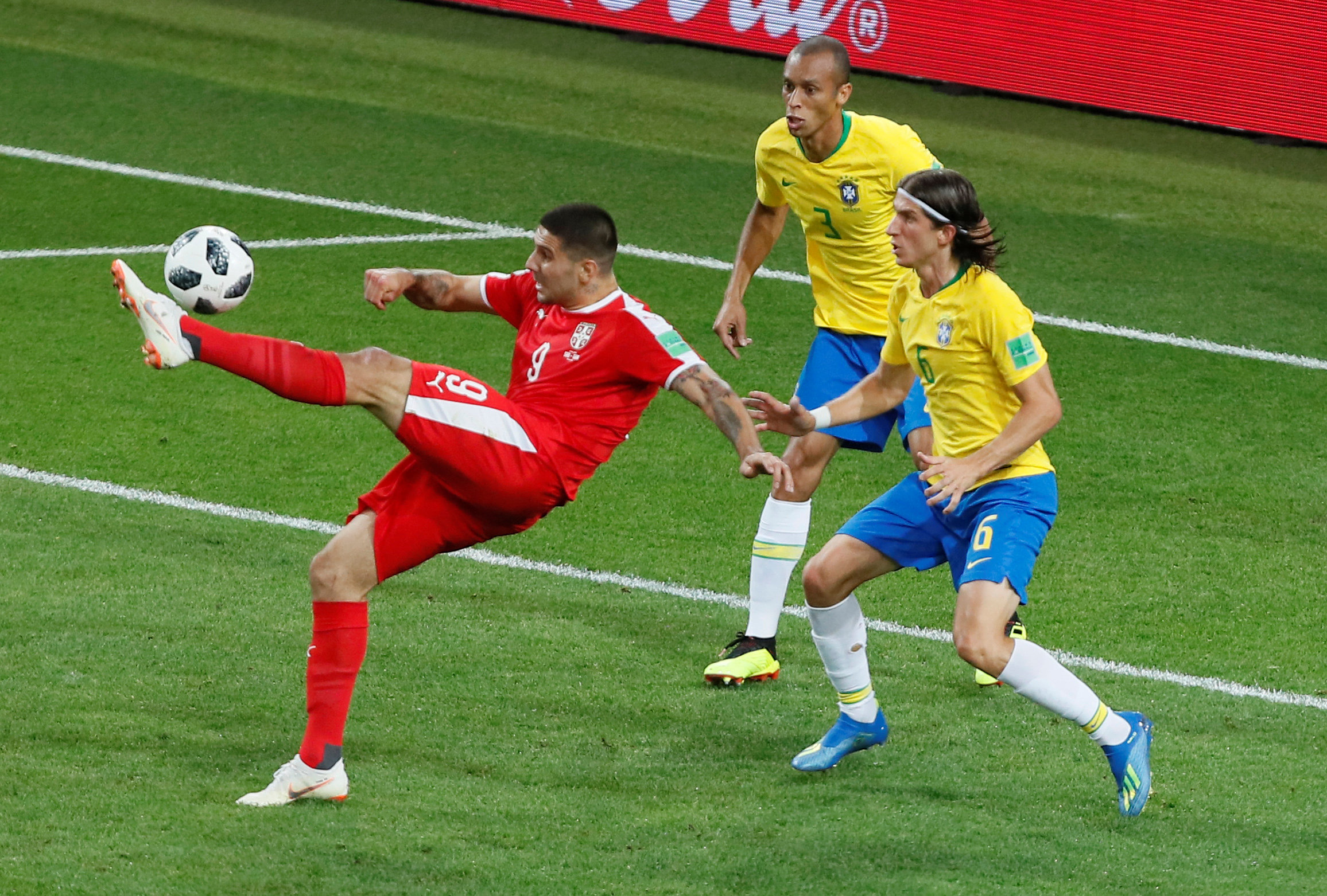 Filipe represented Brazil in the 2018 World Cup (©Reuters)