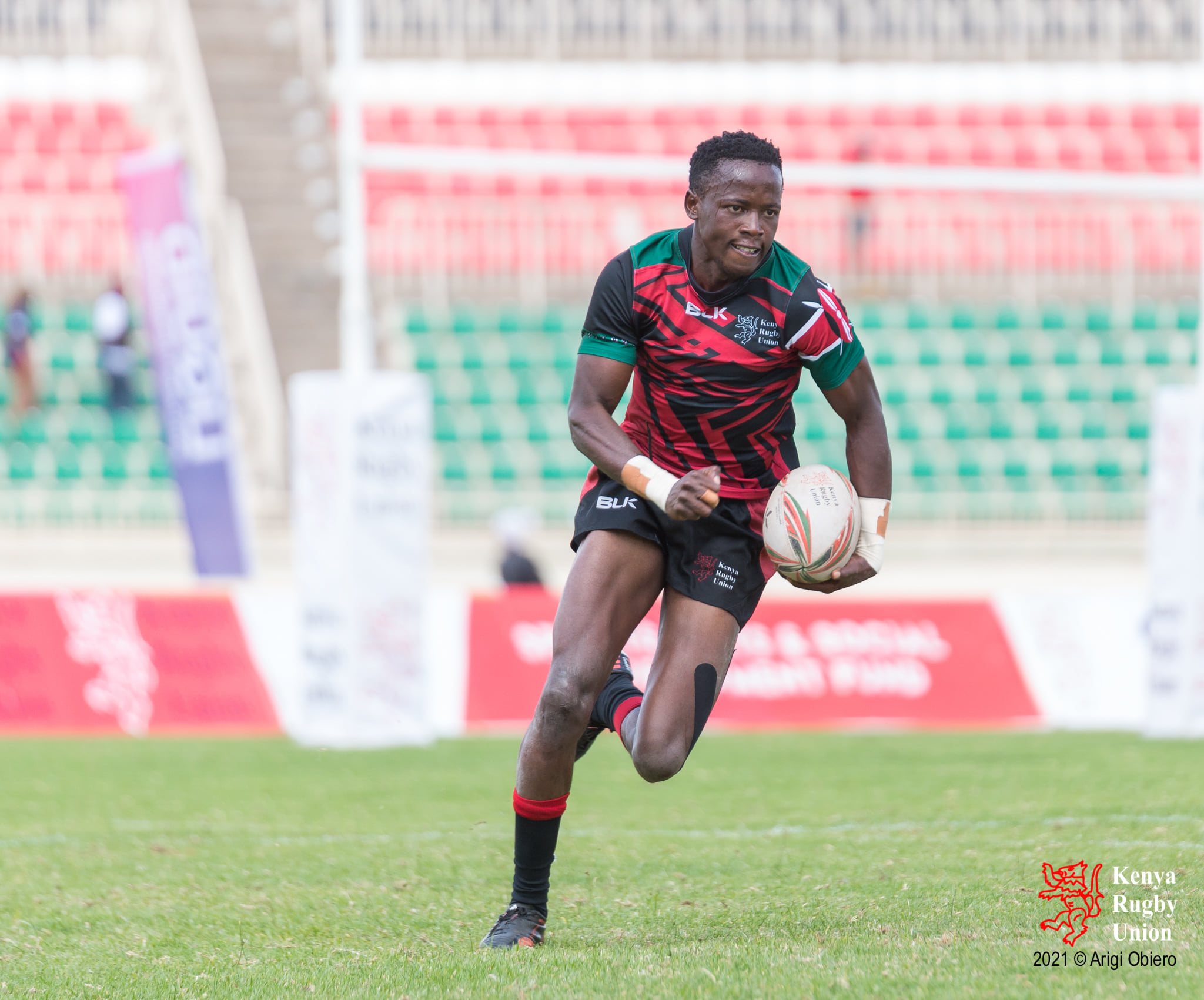 Amon Wamalwa in action for Kenya Chipu © ArigiAbiero/KRU