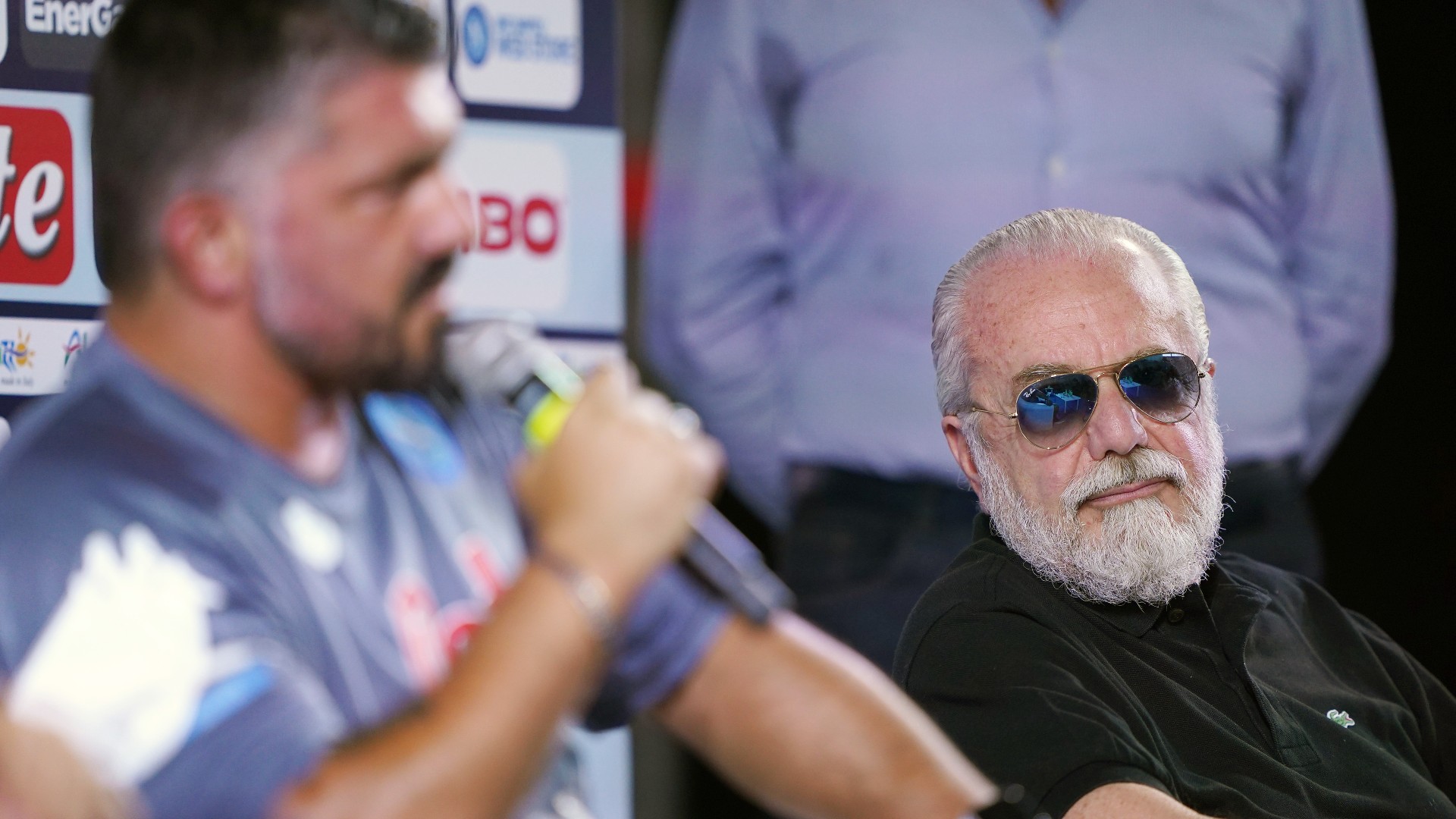 Gattuso and De Laurentiis (©Danilo Di Giovanni/Getty Images)