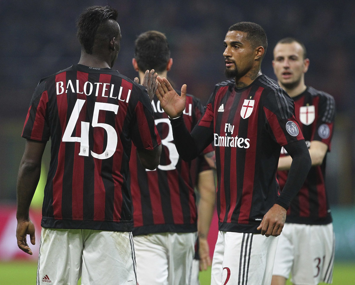 In his second AC Milan spell in 2016 (©Gallo Images)