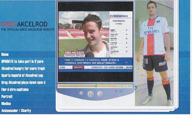 The Frenchman created a fake website which included false match reports and information (©SC)