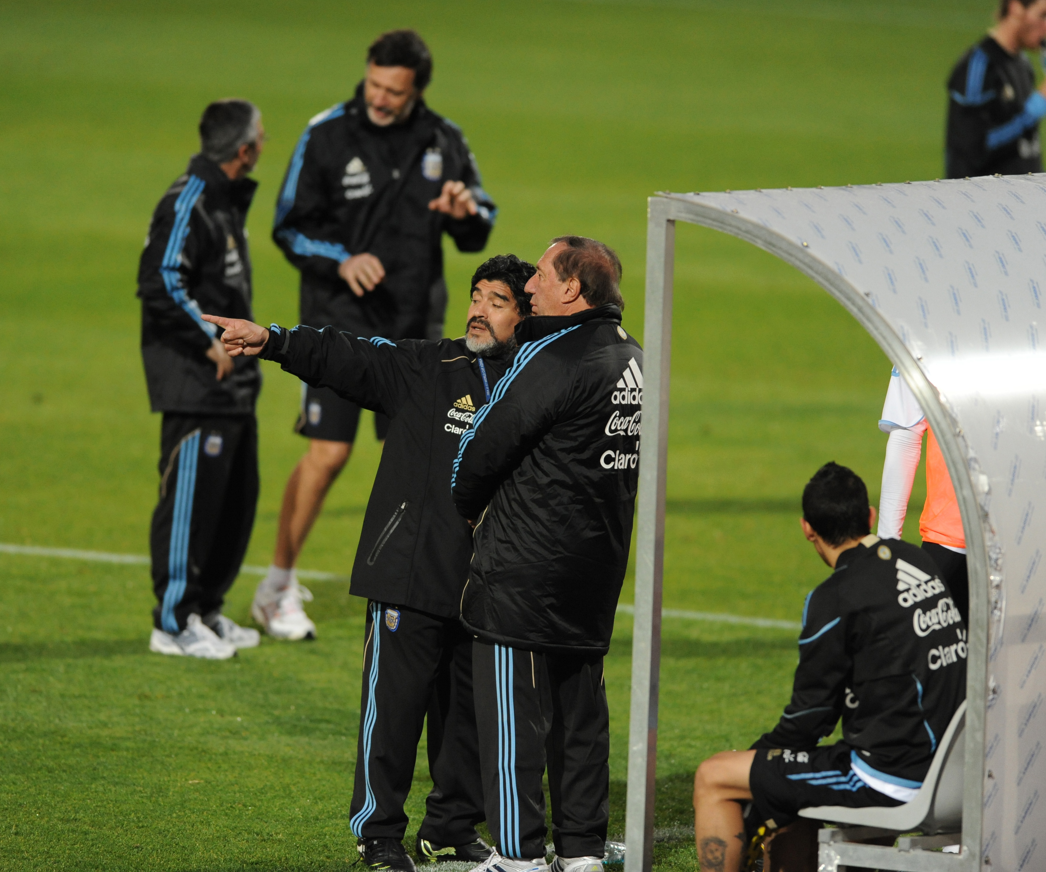 The two of them in 2010 (© El Grafico/Getty Images)