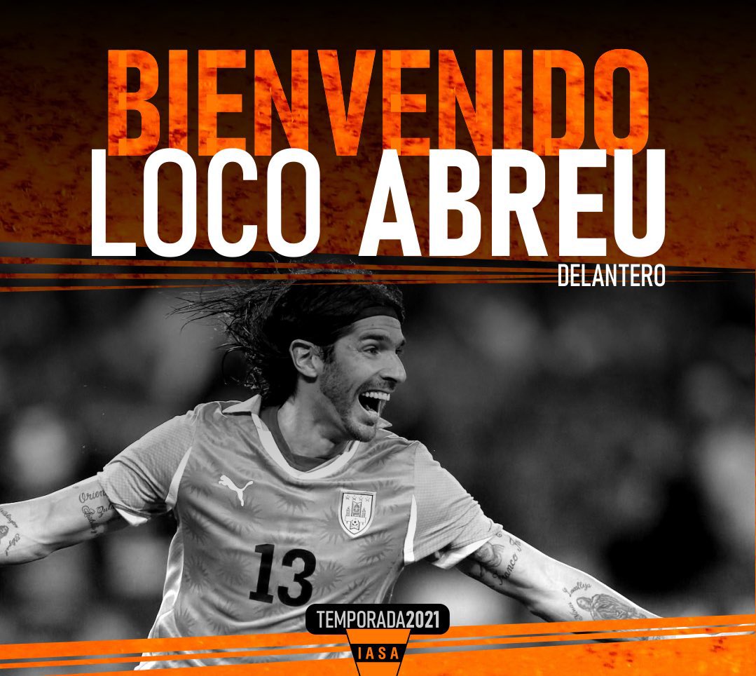 Welcome note from his new club (©Sud America))