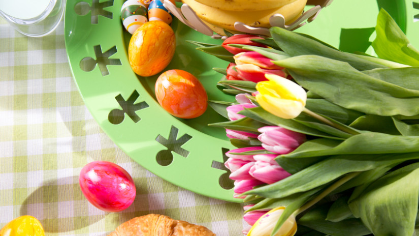 Ostern eine Zeit der blumigen Dekorationen