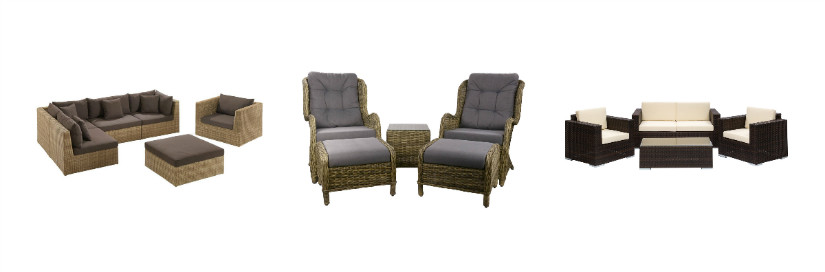 Lounge aus Polyrattan