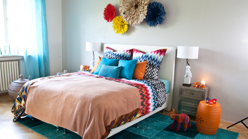 Buntes-Schlafzimmer