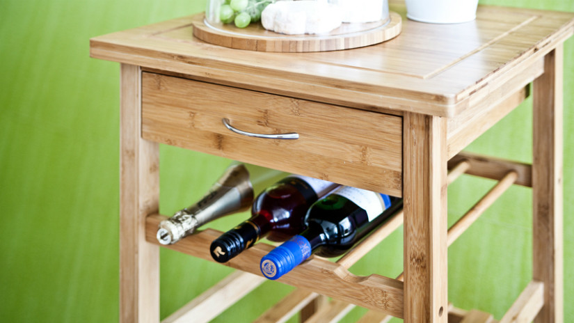 Weinregal für die Weinlagerung